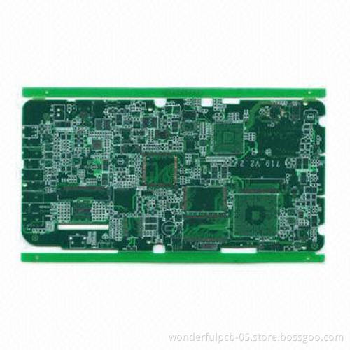 Double-sided PCB with 3oz Copper Thickness, Yellow Solder Mask and Black Silkscreen